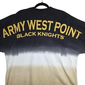 Army West Point Black Knights Spirit Jersey Mens Large Dip Dye Long Sleeve NCAA